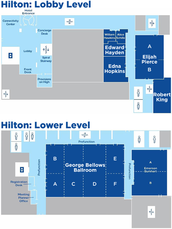 Hilton Room Map